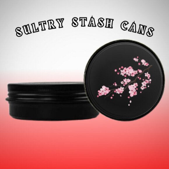 JAPANESE CHERRY BLOSSOM STASH TIN - Picture 1 of 2